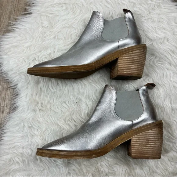 Marsell Coneros metallic silver chunky ankle boots - Picture 4 of 11